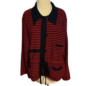 Vintage Sonia Rykiel Paris Striped Wool Sweater